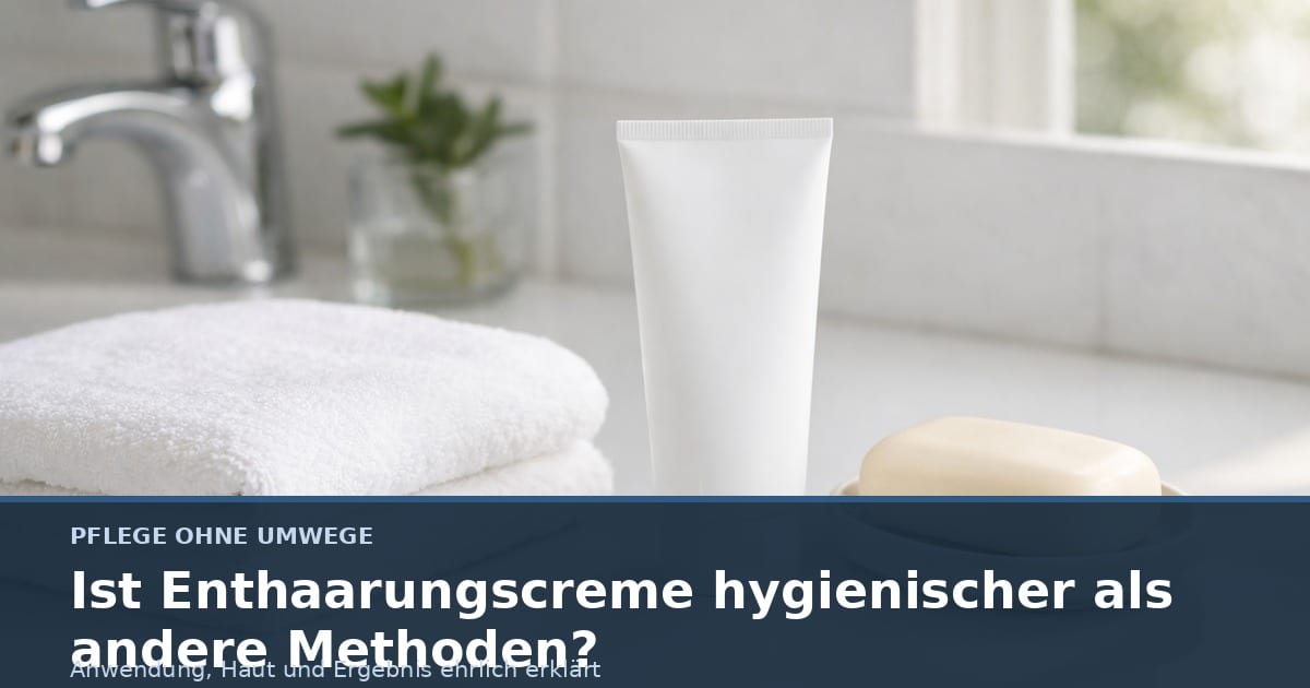 Weißes Badezimmerwaschbecken mit Creme, Seife und gefaltetem Handtuch im Tageslicht