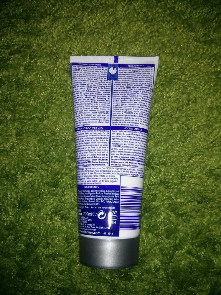 Veet Haarentfernungscreme von hinten